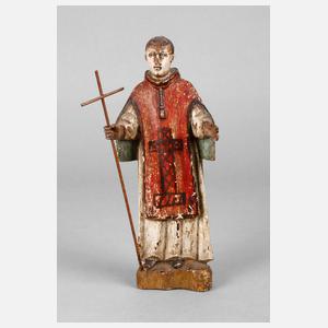 Geschnitzte Heiligenfigur