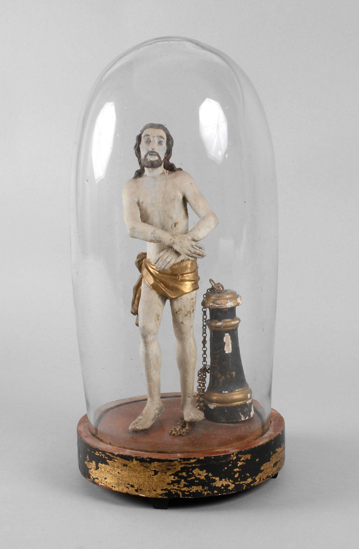 Geschnitzte Christusplastik