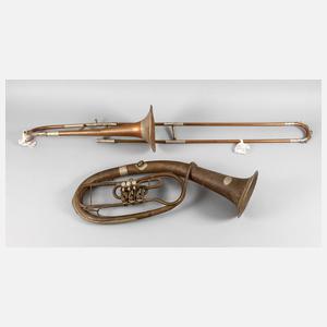 Zwei Blasinstrumente