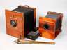 Zwei Plattenkameras