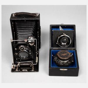 Plattenkamera mit Zubehör