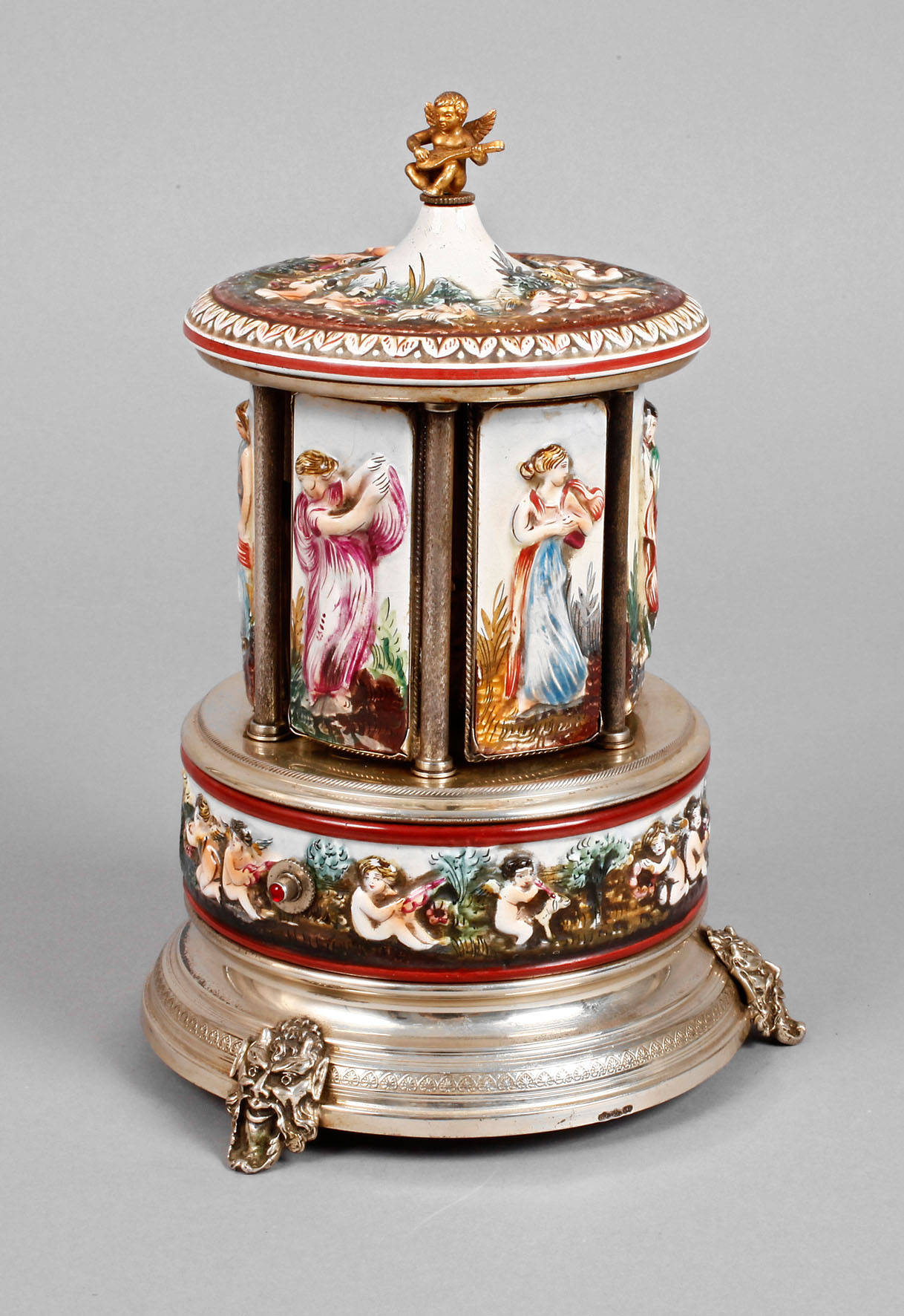 Zigarettenspender mit Spielwerk