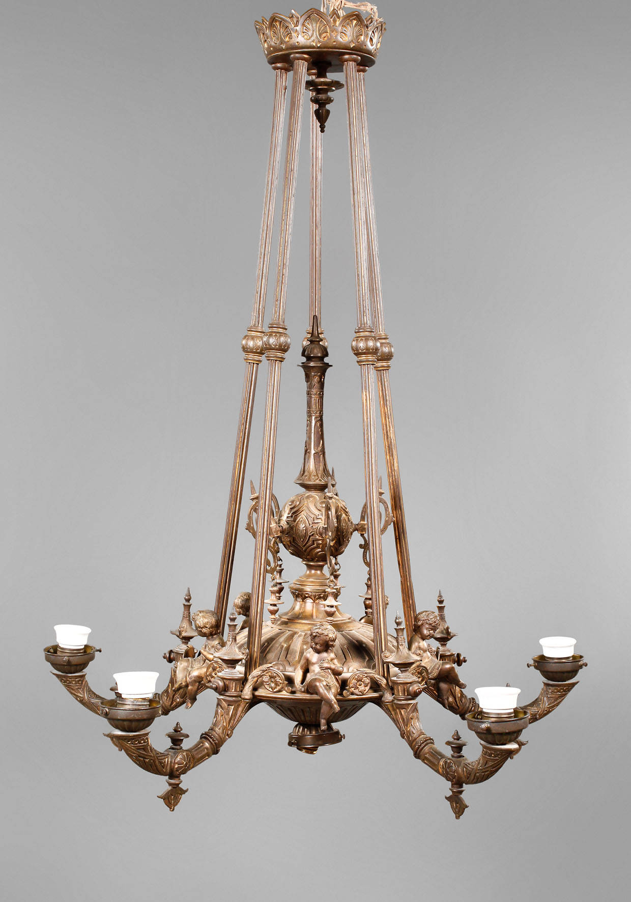 Prachtvoller Deckenlüster Gründerzeit