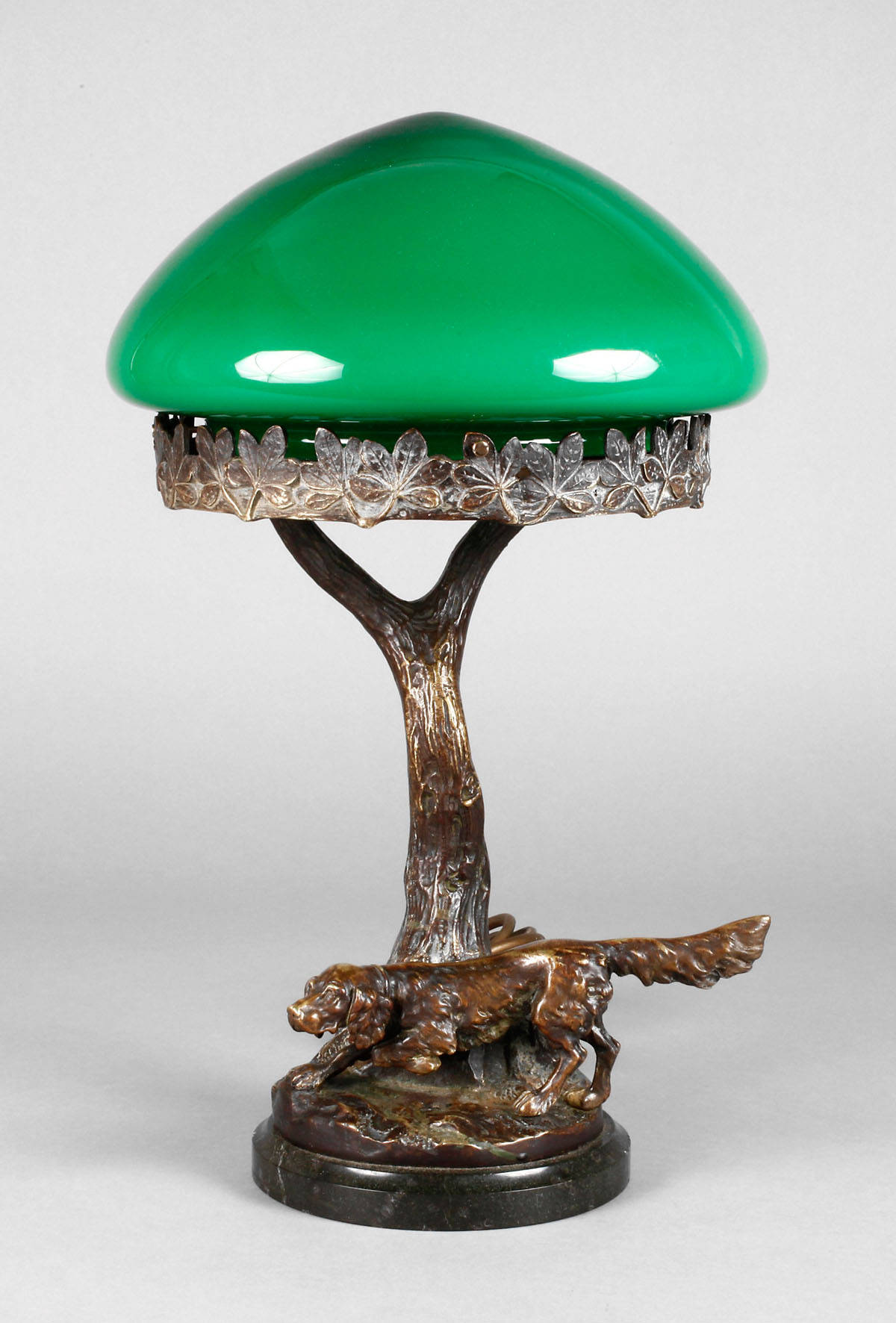 Jagdliche Tischlampe