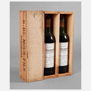 Drei Flaschen Rotwein