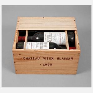 Sechs Flaschen Rotwein