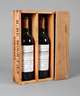 Drei Flaschen Rotwein