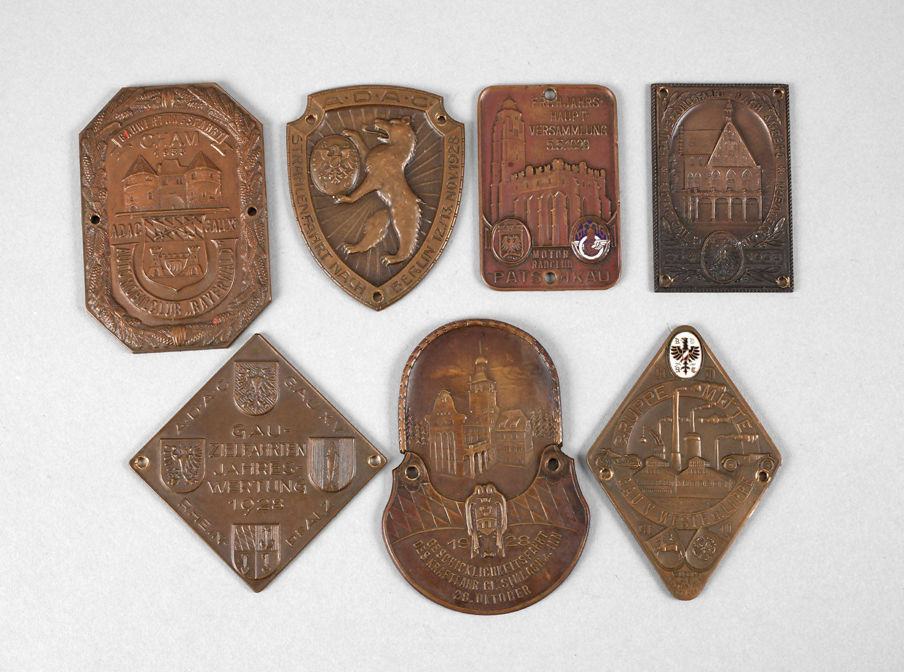 Konvolut Plaketten ADAC