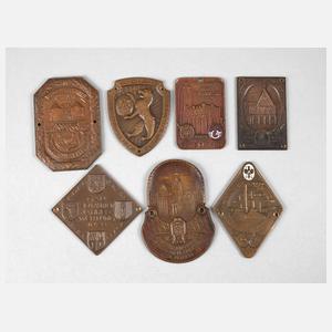 Konvolut Plaketten ADAC