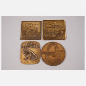 Konvolut Plaketten Flugsport