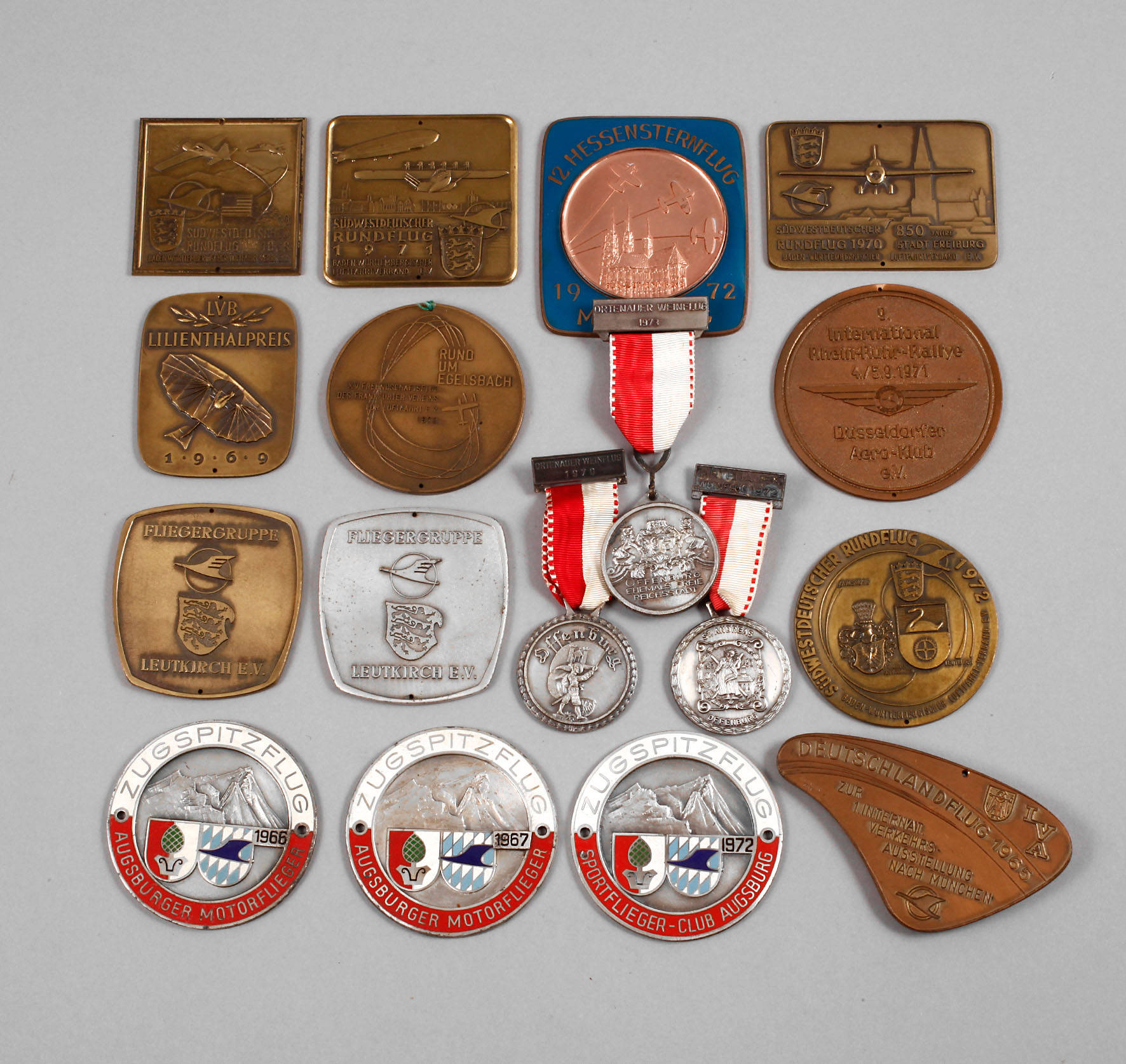 Konvolut Plaketten Flugsport