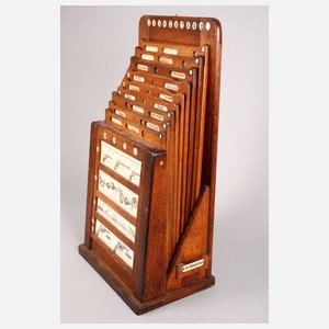 Historischer Prospektständer