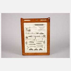 Historischer Prospektständer