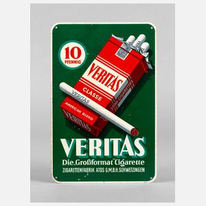 Blechschild Veritas Zigaretten