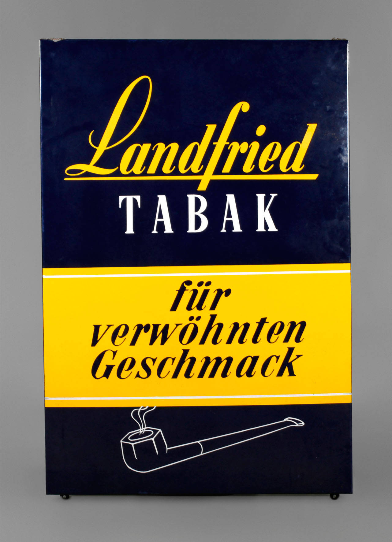 Emailschild Landfried-Tabak