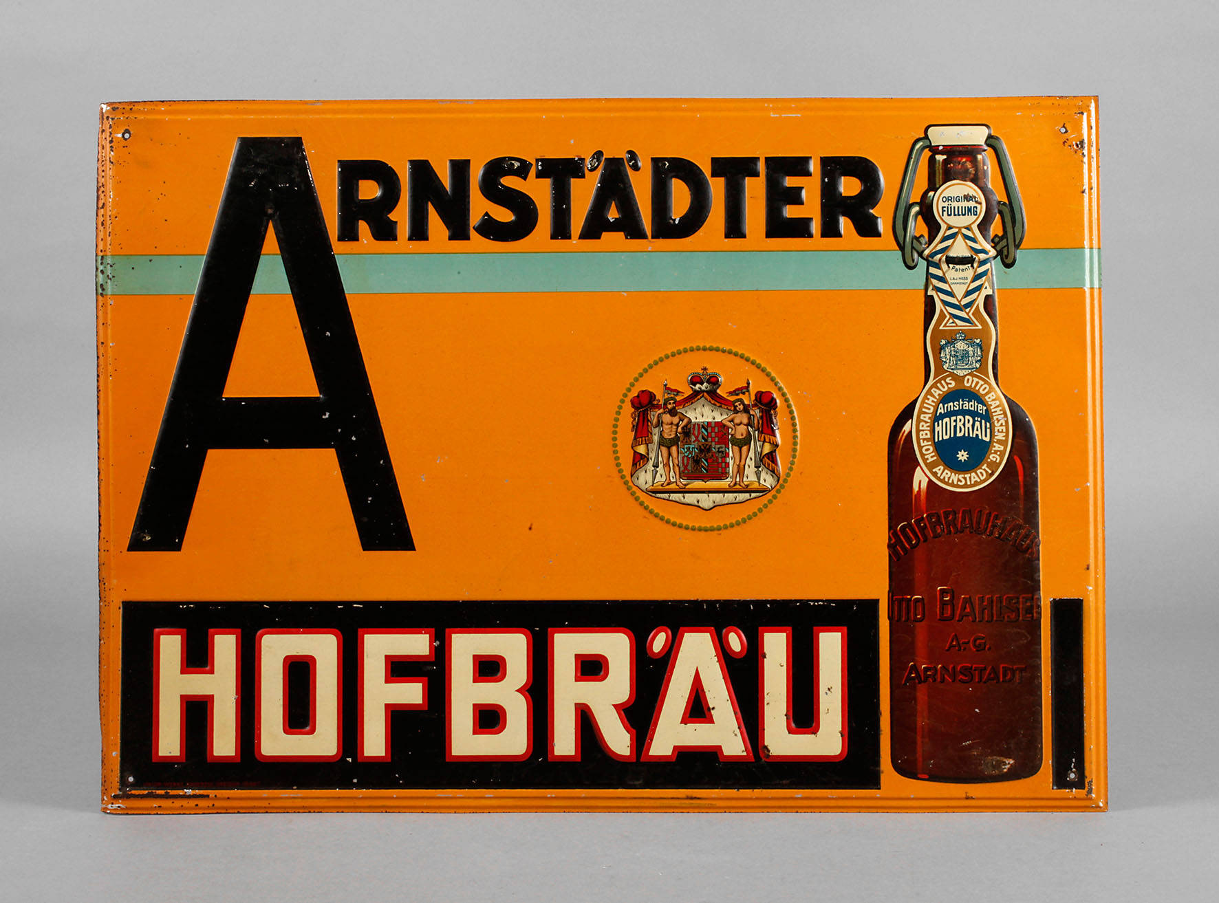 Werbeschild Arnstädter Hofbräu
