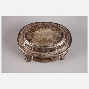 Russland barocke Silberdose