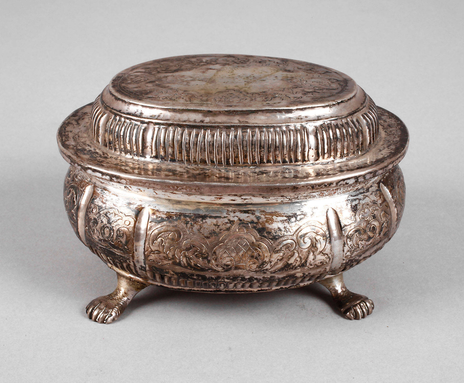 Russland barocke Silberdose