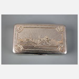 Pillendose Silber Russland