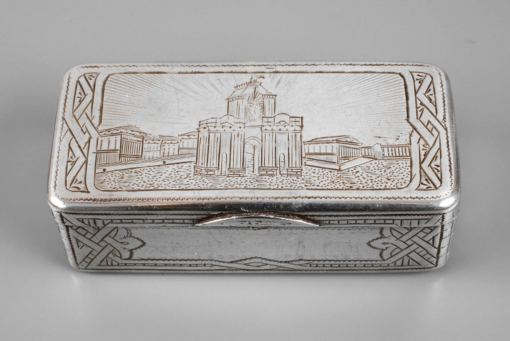 Pillendose Silber Russland