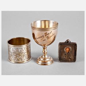 Konvolut russisches Silber