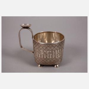 Russland Teeglashalter und Löffel