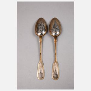 Konvolut russische Silberlöffel