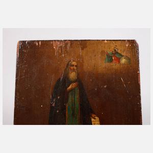 Ikone Heiliger Sergius von Radonezh