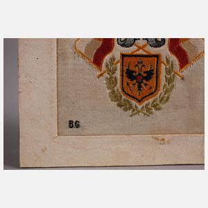 Seidenstickerei Nikolaus II.