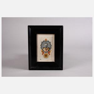 Seidenstickerei Nikolaus II.