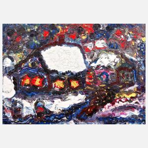 Yekaterina Medvedeva, attr., Nächtliches Dorf