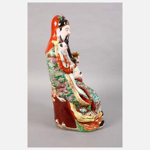 Große Porzellanfiguren Sanxing