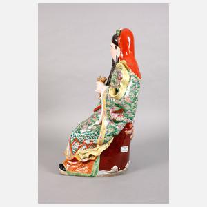 Große Porzellanfiguren Sanxing