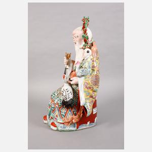 Große Porzellanfiguren Sanxing