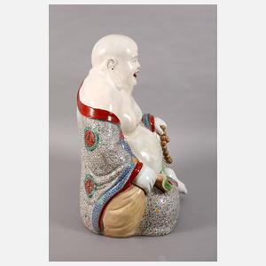 Große Porzellanfigur Budai