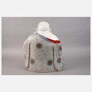 Große Porzellanfigur Budai