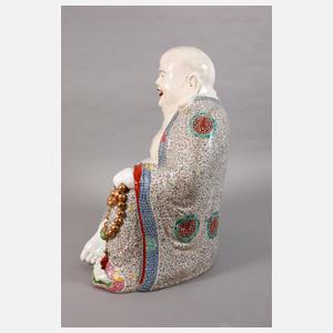Große Porzellanfigur Budai