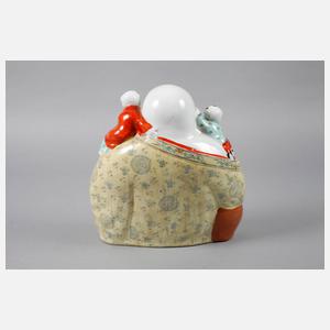 Porzellanfigur Budai