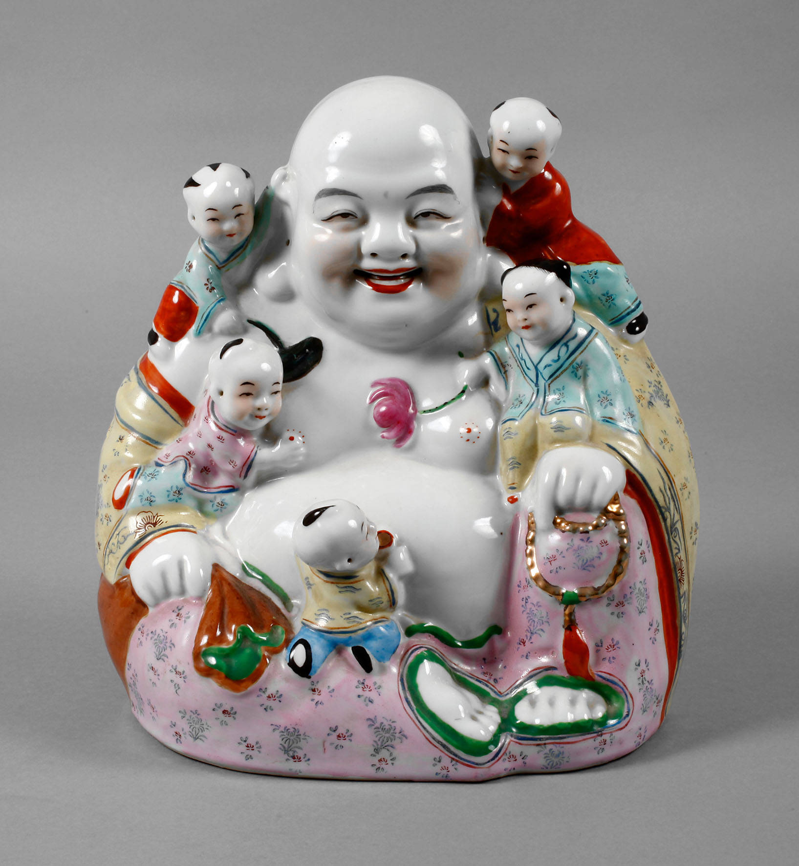 Porzellanfigur Budai