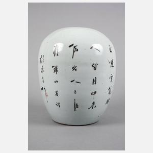 Ingwertopf Famille Rose