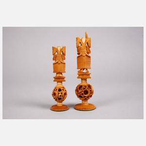 Schachspiel Elfenbein