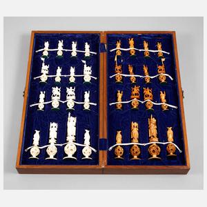 Schachspiel Elfenbein