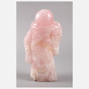 Paar figürliche Steinschnitzereien