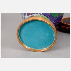 Paar Salonvasen Cloisonné