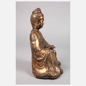 Bronzeplastik Guanyin