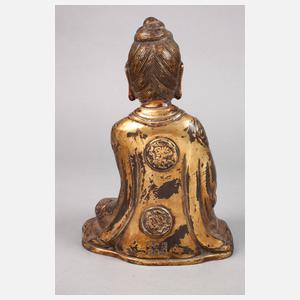 Bronzeplastik Guanyin