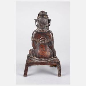 Bronzeplastik Guanyin