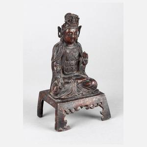 Bronzeplastik Guanyin