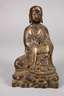Bronzeplastik sitzender Luohan