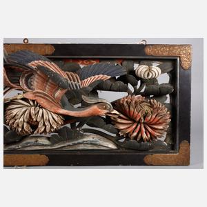 Geschnitzte Supraporta